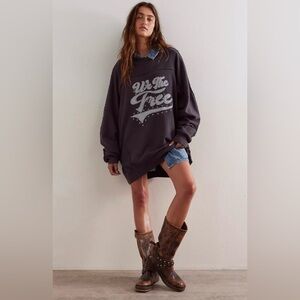 Free People We The Free What A Stud Pullover Sweatshirt